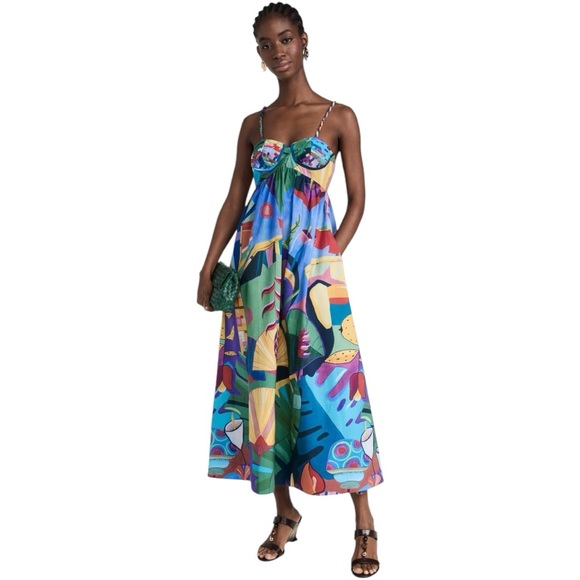 FARM Rio Colorful Maxi Dress - Picture 11 of 15